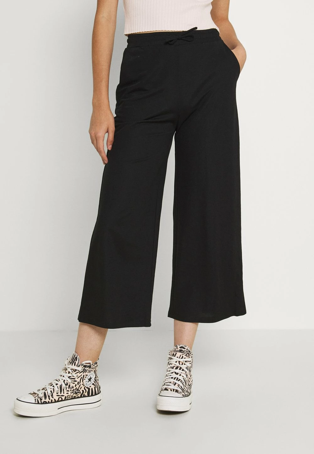 Even&Odd TIE WAIST JERSEY CULOTTE - Pantalon classique Meilleure qualité pantalons haute femme 3 Even&Odd TIE WAIST JERSEY CULOTTE - Pantalon classique Meilleure qualité pantalons haute femme