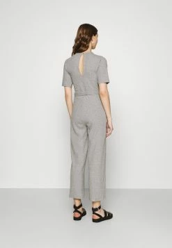 Even&Odd Prix Équitable BASIC - Ribbed short sleeves belted jumpsuit - Combinaison combinaisons et salopettes col rond femme -Even&Odd Soldes 2022 107d0b3aa89e4eee966912bff79977c2
