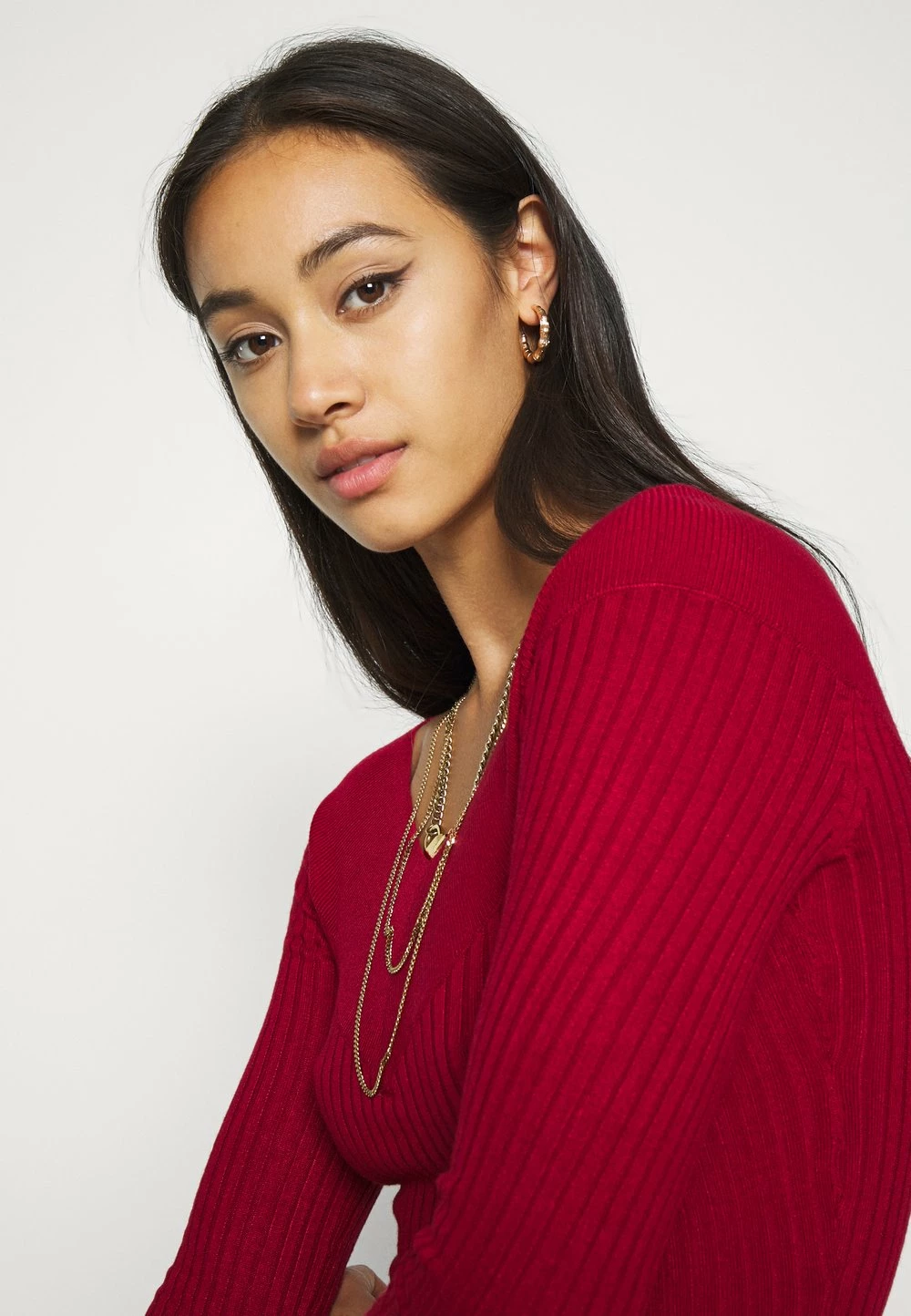 Un Tarif Préférentiel Even&Odd KNIT V NECK MIDI BODYCON DRESS - Robe fourreau robes echancrure dos femme 6 Un Tarif Préférentiel Even&Odd KNIT V NECK MIDI BODYCON DRESS - Robe fourreau robes echancrure dos femme – Image 4