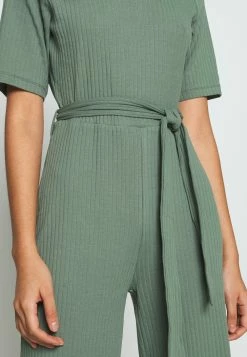 Even&Odd Marchandise de première qualité BASIC - Ribbed short sleeves belted jumpsuit - Combinaison combinaisons & salopettes col rond femme -Even&Odd Soldes 2022 159ddf2e3eae49be8768f9304222ede7
