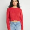 Even&Odd Prix De Rêve CROPPED LOOSE CABLE JUMPER - Pullover pulls et gilets col rond femme