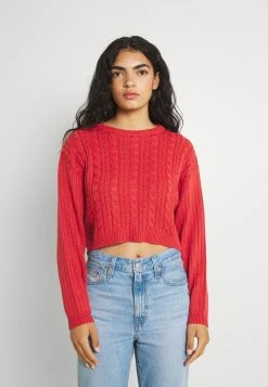 Even&Odd Prix De RĂȘve CROPPED LOOSE CABLE JUMPER - Pullover pulls et gilets col rond femme