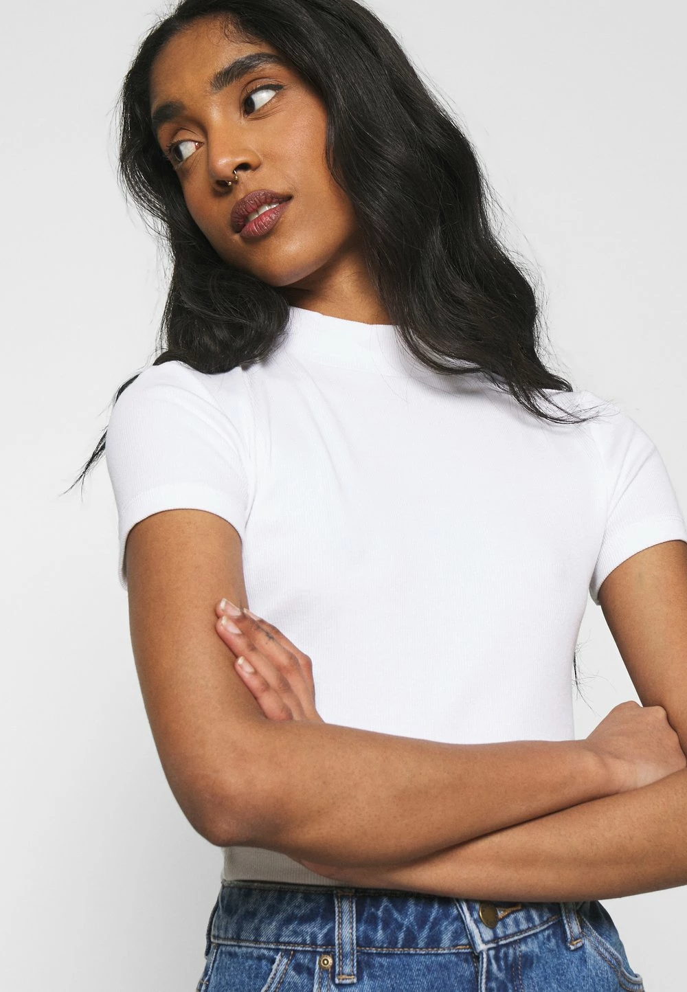 Even&Odd Prix Raisonnable T-shirt basique t-shirts et tops col montant femme 6 Even&Odd Prix Raisonnable T-shirt basique t-shirts et tops col montant femme – Image 4