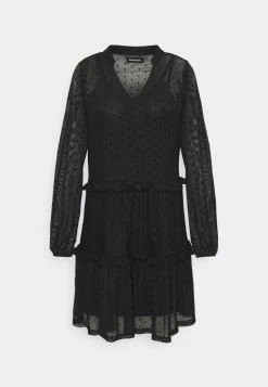 Even&Odd MESH VOLANT MINI DRESS - Robe chemise Garantie De Qualité 100% robes col en v femme -Even&Odd Soldes 2022 43c6c675630145d78e3bdf154dcc5dfe