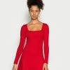 Even&Odd Qualité Fiable SQUARE NECK MINI DRESS - Robe pull robes col carré femme -Even&Odd Soldes 2022 4a1a8a9695354a35b89a053993512604