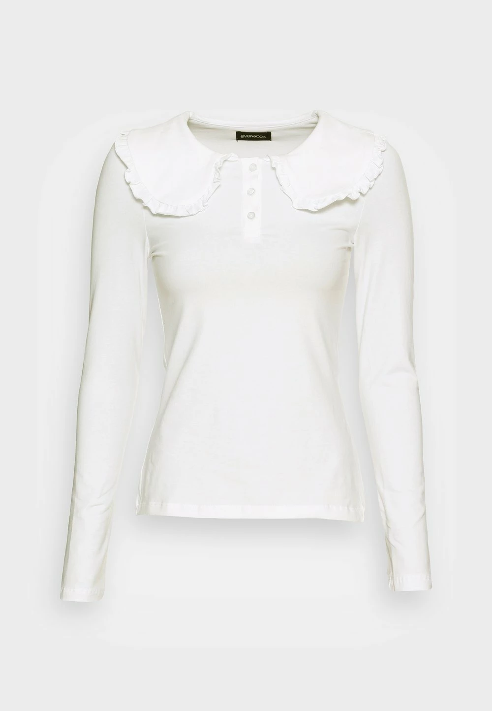 Even&Odd Première Qualité T-shirt à manches longues t-shirts et tops col claudine femme 6 Even&Odd Première Qualité T-shirt à manches longues t-shirts et tops col claudine femme – Image 4