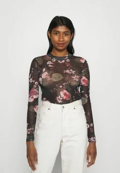 Authentique 100% Even&Odd T-shirt à manches longues t-shirts et tops col montant femme