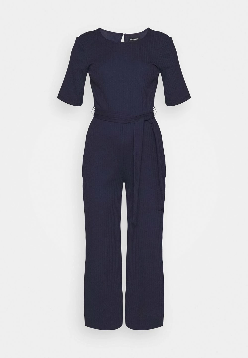 Even&Odd Prix Aimable BASIC - Ribbed short sleeves belted jumpsuit - Combinaison combinaisons & salopettes col rond femme 6 Even&Odd Prix Aimable BASIC - Ribbed short sleeves belted jumpsuit - Combinaison combinaisons & salopettes col rond femme – Image 4