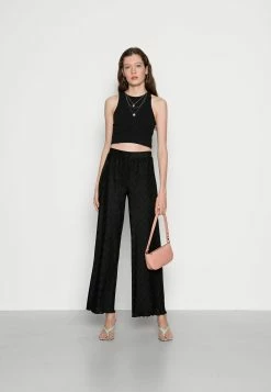 Even&Odd Qualité Garantie Plisse Scallop Hem Trouser - Pantalon classique pantalons haute femme -Even&Odd Soldes 2022 5eded21710154b81a857e4cfb8e6d002