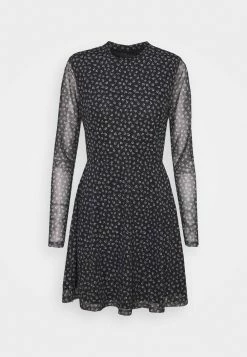 Meilleure qualité Even&Odd FLARED ALL OVER MESH MINI DRESS - Robe de jour robes col rond femme -Even&Odd Soldes 2022 611437073abb4c28826698165cc70d29