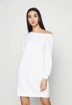 Bon Rapport Coût-Efficacité Even&Odd SWEAT OFF SHOULDER MINI DRESS - Robe de jour robes col rond femme