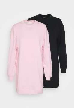 Even&Odd Prix Affortable 2 PACK - Casual sweat basic mini dresses - Robe de jour robes col rond femme -Even&Odd Soldes 2022 6769be6c0a5d43e7a9d11a4417e8dbed