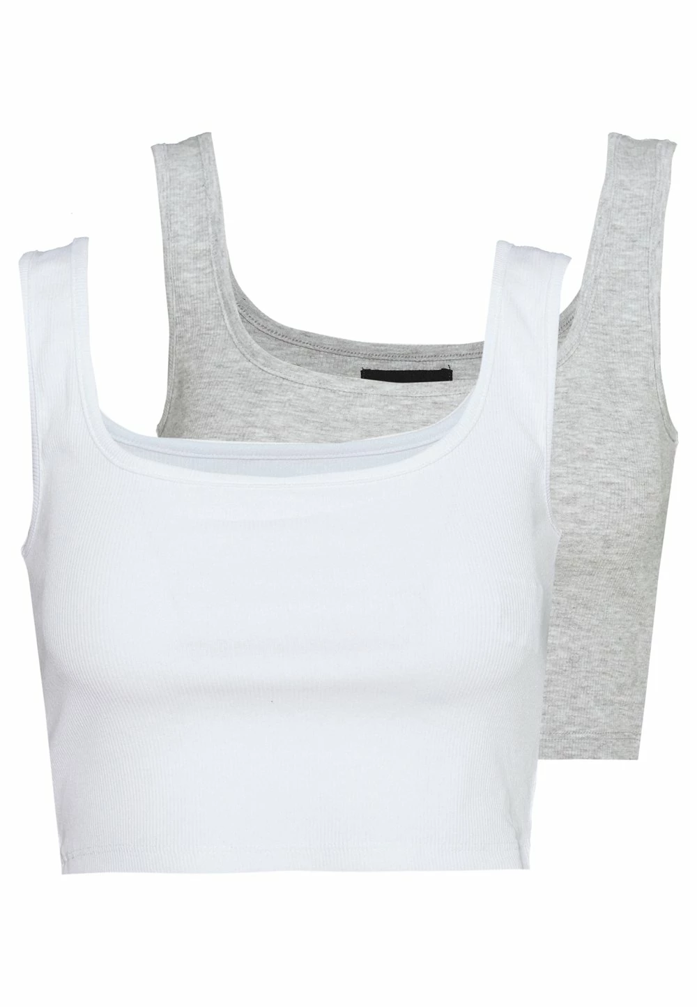 Even&Odd Rabais SQUARE NECK CROP 2 PACK - Débardeur t-shirts et tops encolure large ronde femme 3 Even&Odd Rabais SQUARE NECK CROP 2 PACK - Débardeur t-shirts et tops encolure large ronde femme