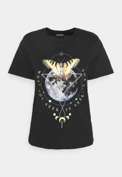 Even&Odd HATTIE MOON AND BUTTERLY TEE - T-shirt imprimé Prix Légers t-shirts et tops col rond femme -Even&Odd Soldes 2022 69dfe643e918485086505638a8c449df
