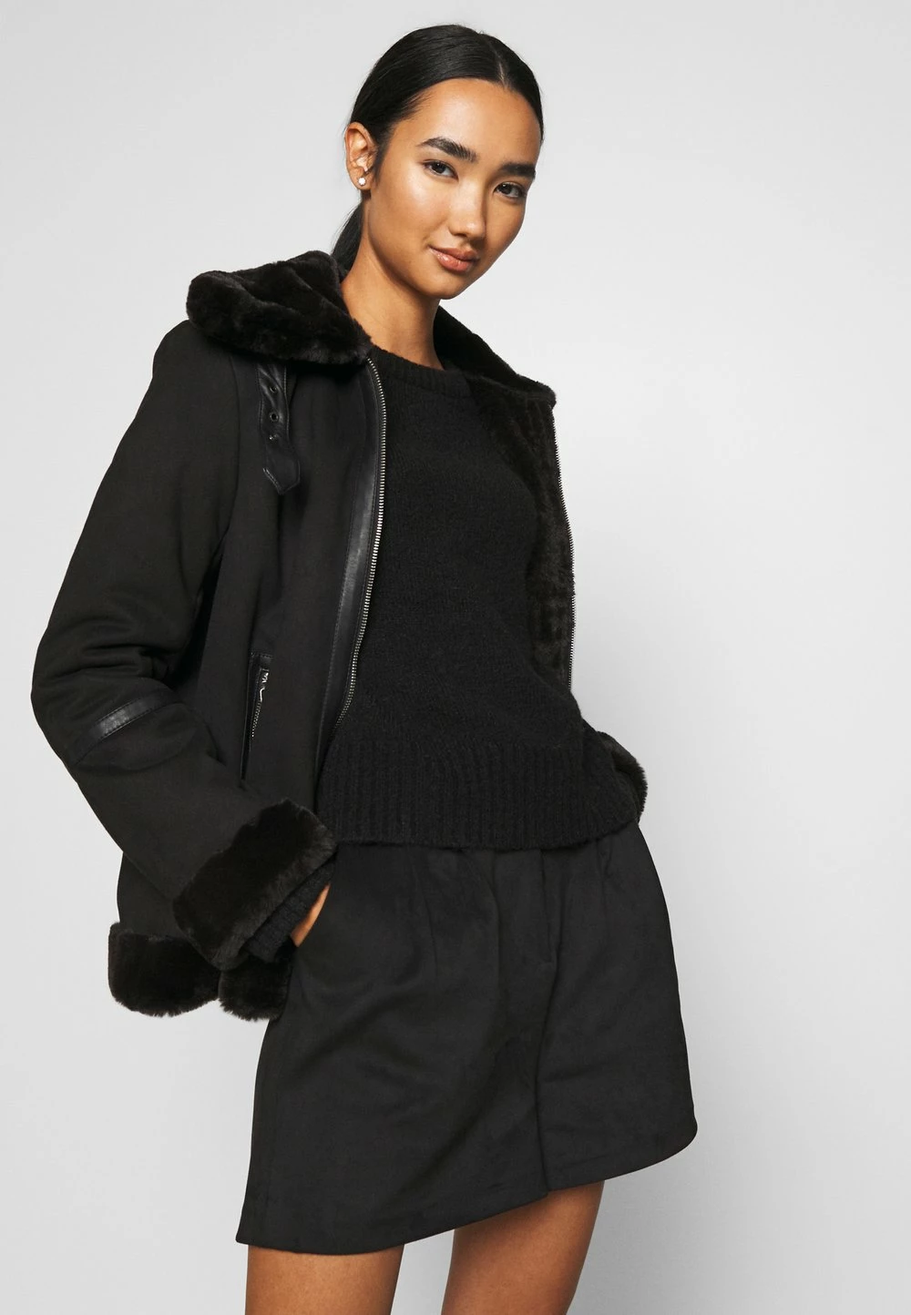 Even&Odd Produit de première qualité BASIC- SHORT JUMPER - Pullover pulls et gilets col rond femme 6 Even&Odd Produit de première qualité BASIC- SHORT JUMPER - Pullover pulls et gilets col rond femme – Image 4