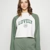 Even&Odd Prix Distinctifs Baseball Printed Sweatshirt - Sweatshirt pulls et gilets col rond femme