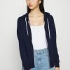 Even&Odd Un Tarif Préférentiel ZIP JACKET - Sweat à capuche zippé pulls et gilets femme