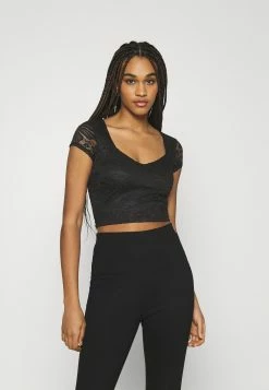 Rabais Even&Odd T-shirt imprimé t-shirts et tops col en v profond femme