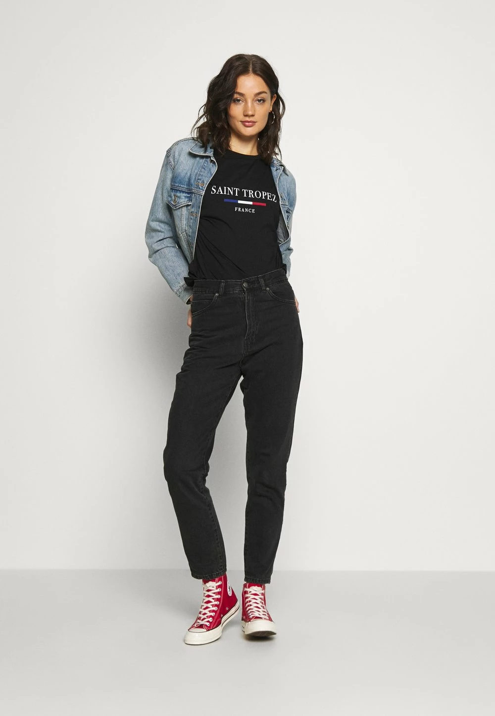 Even&Odd Pas Cher T-shirt imprimé t-shirts et tops col rond femme 4 Even&Odd Pas Cher T-shirt imprimé t-shirts et tops col rond femme – Image 2