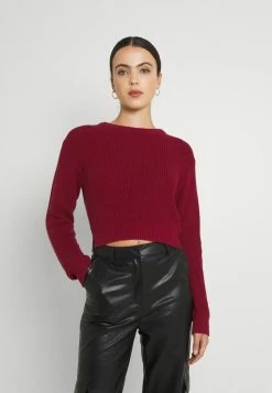 Even&Odd HIGH CROPPED SIDE SLIT - Pullover Haute Qualité pulls et gilets col rond femme
