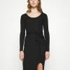 Even&Odd KNIT BELTED MIDI DRESS WITH SLIT - Robe fourreau Bas Prix robes encolure large ronde femme 2 Even&Odd KNIT BELTED MIDI DRESS WITH SLIT - Robe fourreau Bas Prix robes encolure large ronde femme -Even&Odd Soldes 2022 8139ba15dfe7485ba4fb68d26b48bda2