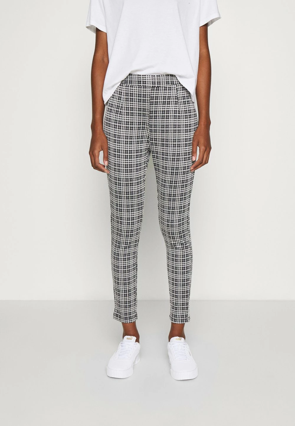 Se Vend Bas Prix Even&Odd Checked Leggings - Legging pantalons normale femme 3 Se Vend Bas Prix Even&Odd Checked Leggings - Legging pantalons normale femme