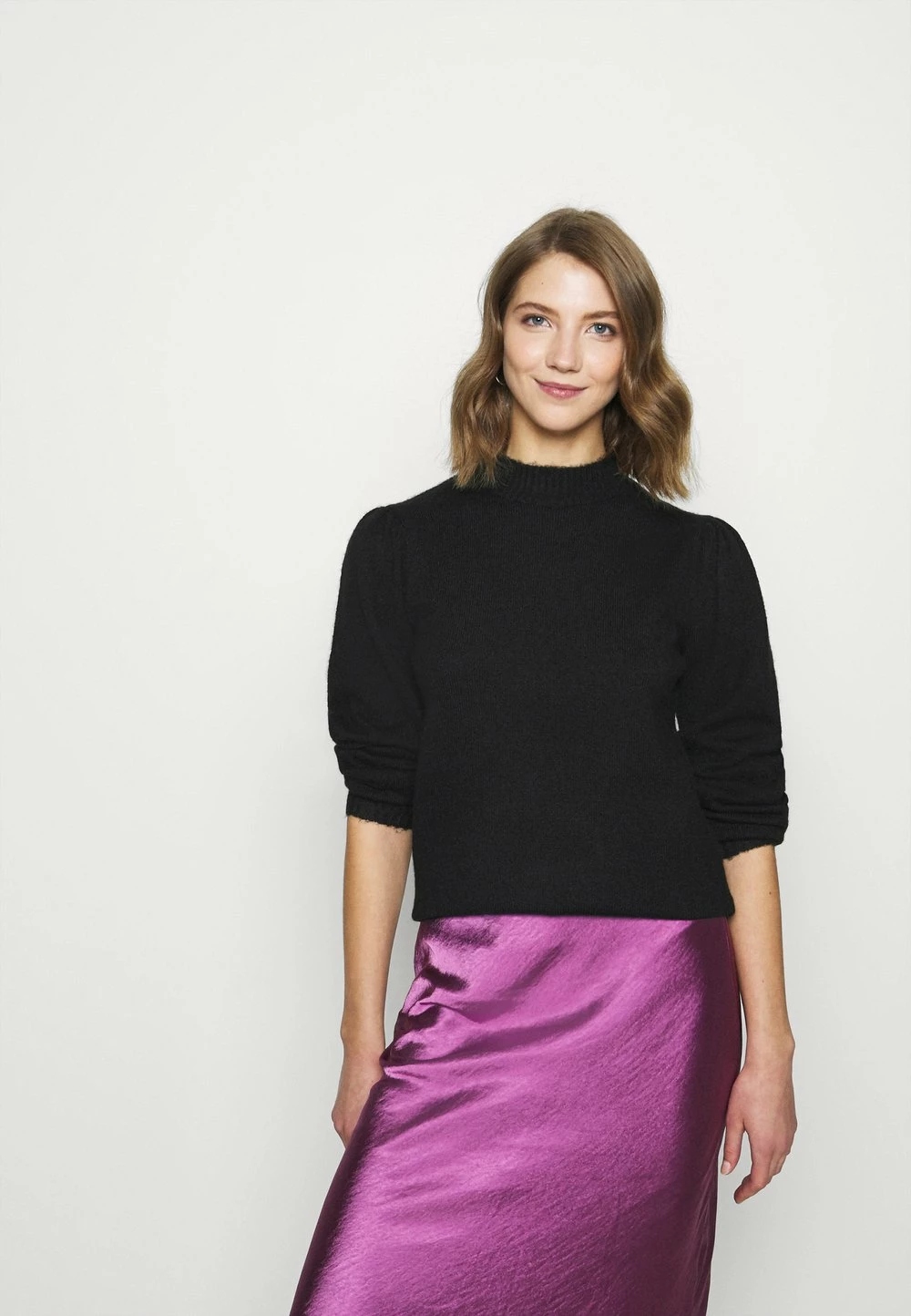 Even&Odd Produit de première qualité PUFF SLEEVE JUMPER - Pullover pulls et gilets col officier femme 3 Even&Odd Produit de première qualité PUFF SLEEVE JUMPER - Pullover pulls et gilets col officier femme