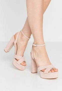 Even&Odd Prix Imbattable LEATHER - Sandales à talons hauts sandales et nu-pieds ouvert femme