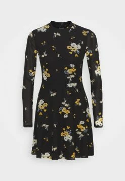 Meilleure qualité Even&Odd FLARED ALL OVER MESH MINI DRESS - Robe de jour robes col rond femme -Even&Odd Soldes 2022 8d98182084b7454683069d867fd71f41