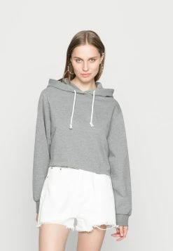 Even&Odd CROPPED HOODIE WITH CONTRAST CORDS - Sweat à capuche Soldes En Ligne sweats & sweats à capuche femme