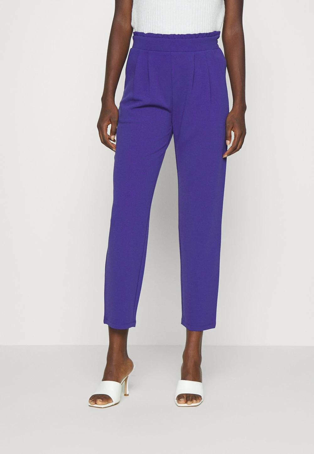 Even&Odd Paperbag Waist Tapered Trousers - Pantalon classique Prix Imbattable pantalons haute femme 3 Even&Odd Paperbag Waist Tapered Trousers - Pantalon classique Prix Imbattable pantalons haute femme