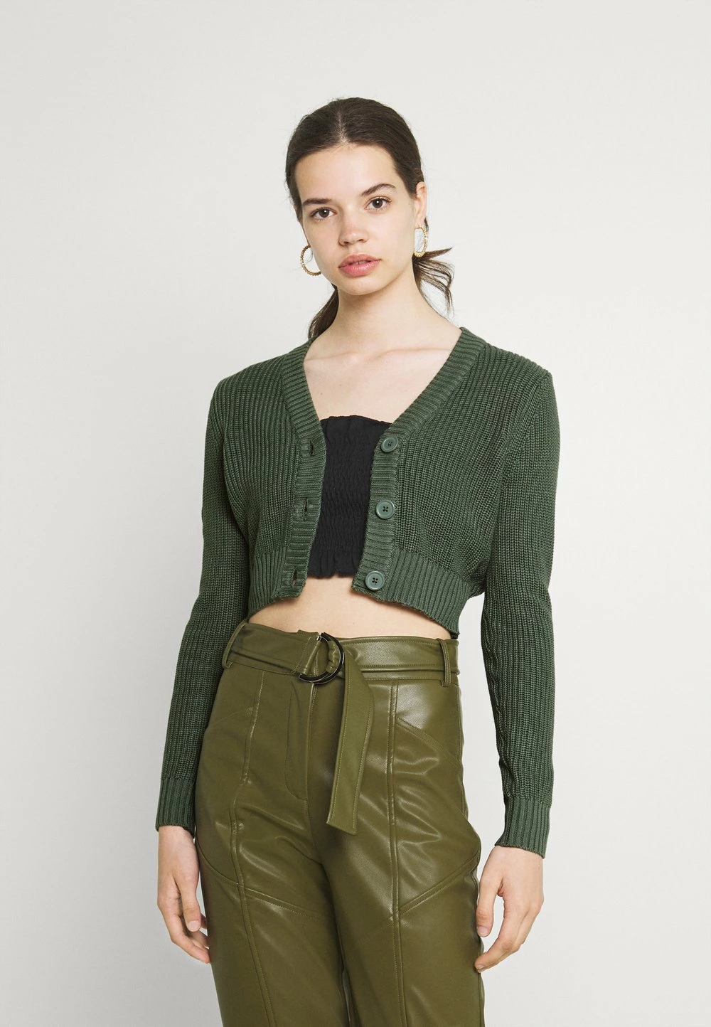 Even&Odd Prix Dynamité CROPPED CARDIGAN - Gilet pulls et gilets col en v profond femme 3 Even&Odd Prix Dynamité CROPPED CARDIGAN - Gilet pulls et gilets col en v profond femme