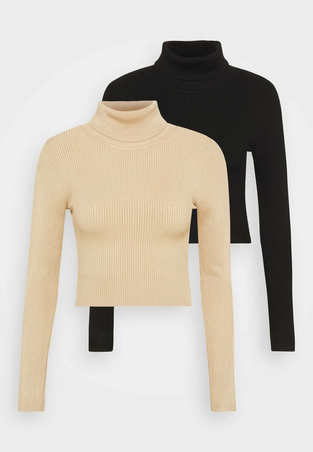 Even&Odd CROPPED TURTLE NECK 2 PACK - Pullover Prix Usine pulls et gilets col roulé femme 3 Even&Odd CROPPED TURTLE NECK 2 PACK - Pullover Prix Usine pulls et gilets col roulé femme