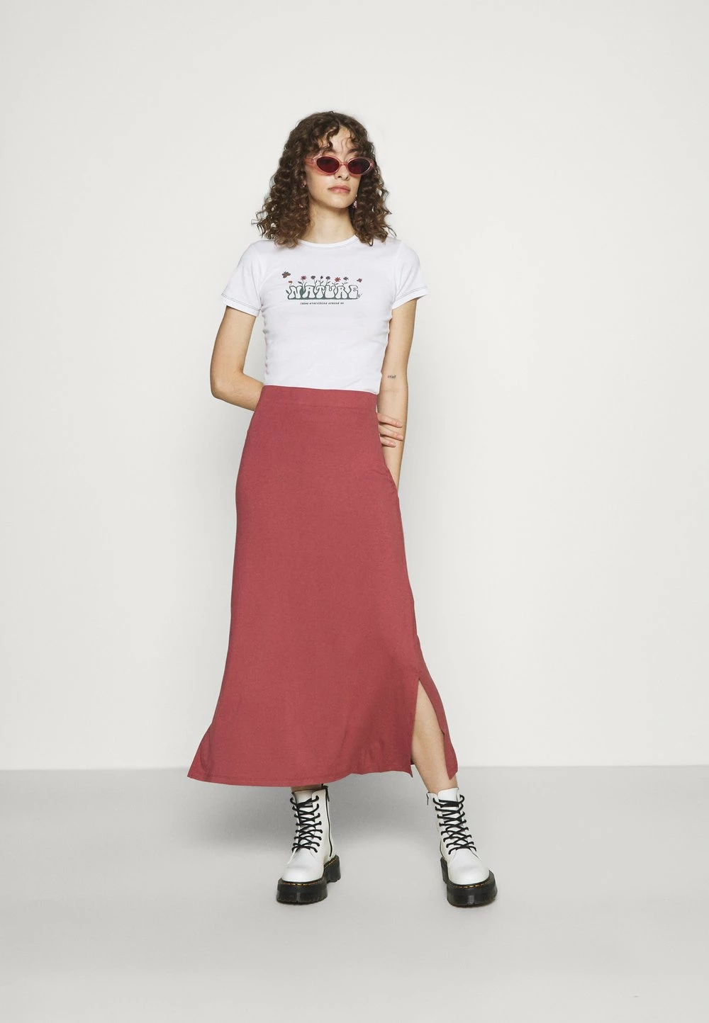 Even&Odd Meilleure qualité Jupe longue jupes couleur unie femme 4 Even&Odd Meilleure qualité Jupe longue jupes couleur unie femme – Image 2