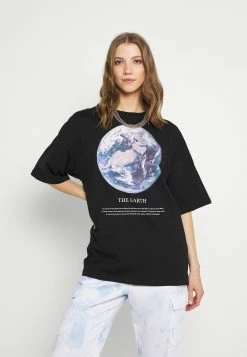 Meilleure qualité Even&Odd T-shirt imprimé t-shirts et tops col rond femme