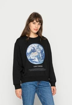 Even&Odd Marchandise de première qualité OVERSIZED EARTH PRINT - Sweatshirt sweats & sweats à capuche col rond femme