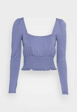 Even&Odd Réduction SHIRRING DETAIL LONG SLEEVE CROP WITH GATHER - T-shirt à manches longues t-shirts et tops col carré femme -Even&Odd Soldes 2022 bfe3f7dfc5704b6987028bddcf5d924c 1