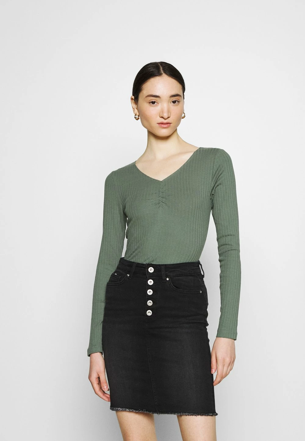 Even&Odd T-shirt à manches longues Prix Exclusifs t-shirts et tops col en v profond femme 3 Even&Odd T-shirt à manches longues Prix Exclusifs t-shirts et tops col en v profond femme