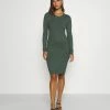 Bas Prix Even&Odd knit mini wide rib basic dress - Robe fourreau robes col rond femme -Even&Odd Soldes 2022 d7a7e10c4d3443b3bfc9cce4375866e3