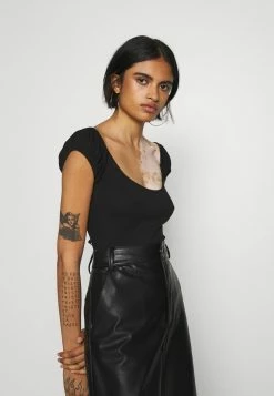 Rabais Even&Odd T-shirt imprimé t-shirts et tops encolure large ronde femme