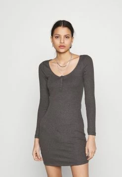 Even&Odd Authentique 100% Robe pull robes col tunisien femme