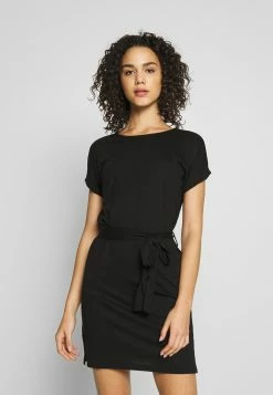 Even&Odd BASIC - Short sleeves mini belted dress - Robe en jersey Prix Incroyables robes col rond femme