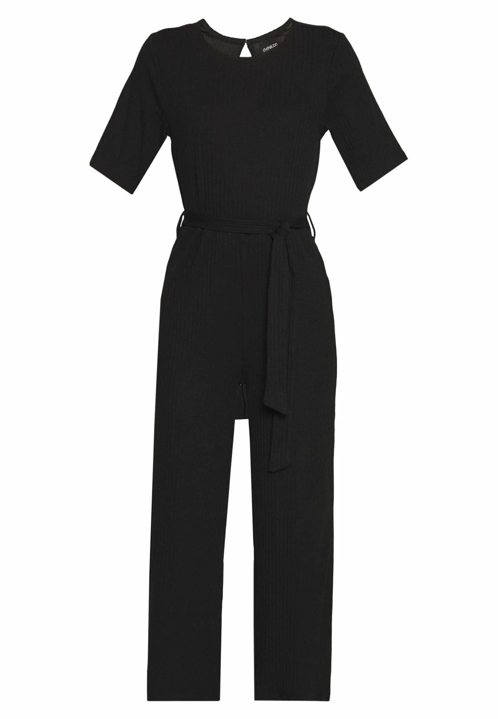 Prix Légers Even&Odd BASIC - Ribbed short sleeves belted jumpsuit - Combinaison combinaisons et salopettes col rond femme 6 Prix Légers Even&Odd BASIC - Ribbed short sleeves belted jumpsuit - Combinaison combinaisons et salopettes col rond femme – Image 4