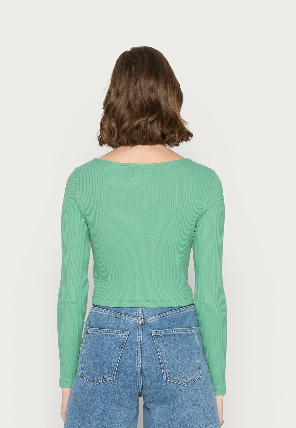 Even&Odd Prix Réduit T-shirt à manches longues t-shirts et tops col en v profond femme 5 Even&Odd Prix Réduit T-shirt à manches longues t-shirts et tops col en v profond femme – Image 3