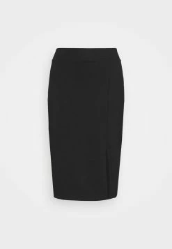 Even&Odd BASIC - Midi skirt with slit - Jupe crayon Prix Dégriffé jupes couleur unie femme -Even&Odd Soldes 2022 fe0a541acbea4c499c73f8c628cdb7bc